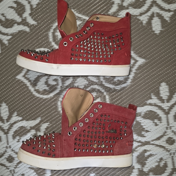 Christian Louboutin spiked boots